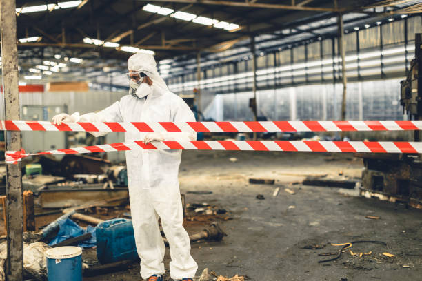 Professional Trauma Scene Cleanup technician working in Mesquite, TX